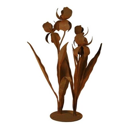 Patina Products Patina Products S679 Large Iris Garden Sculpture - Mary S679